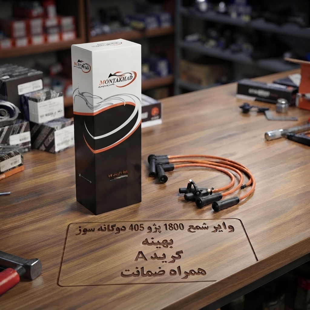 وایر شمع 1800پژو  405 دوگانه سوز بهینه برند منتخب