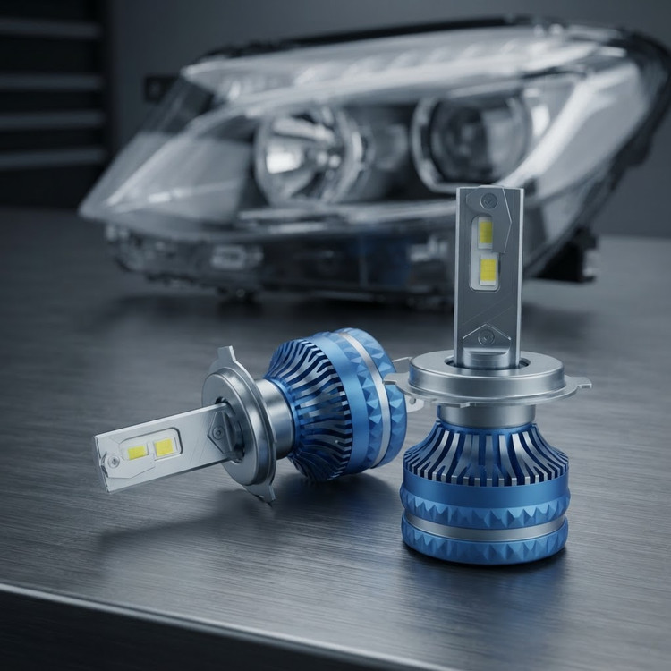 هدلایت H4 Gharib-Dust ZX200 LED Headlight