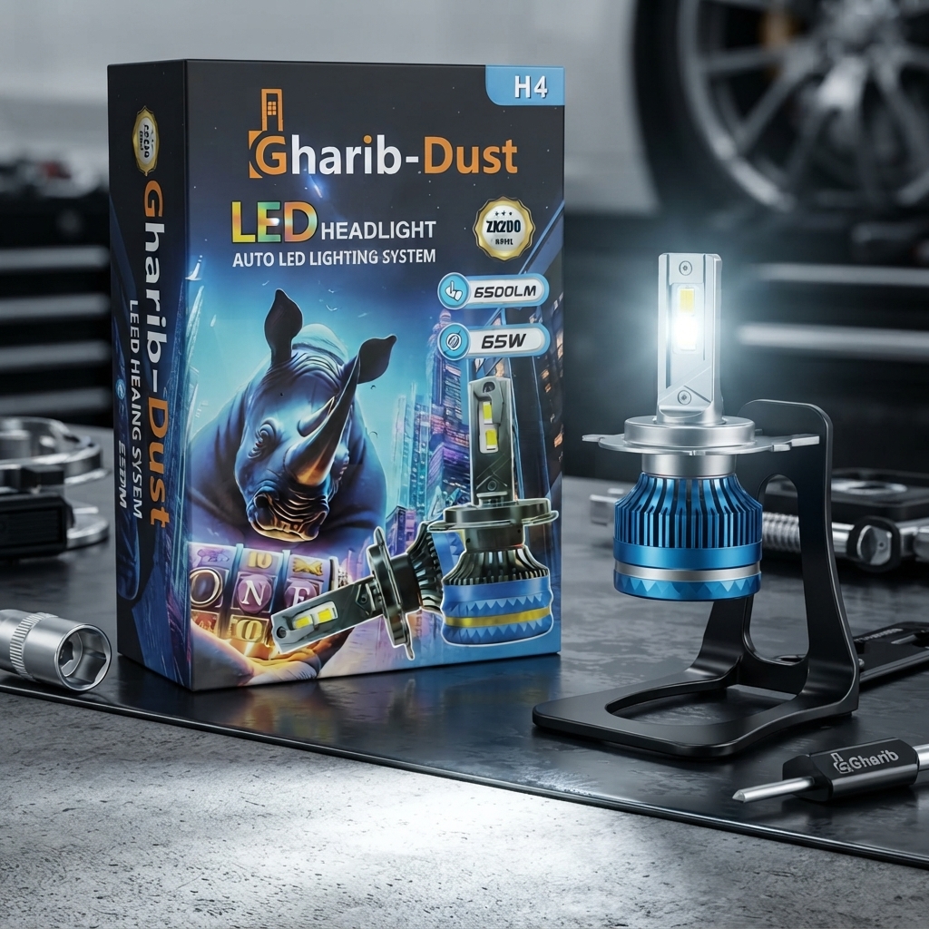 هدلایت H4 Gharib-Dust ZX200 LED Headlight